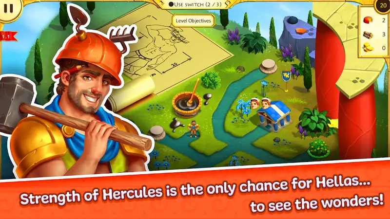 12 Labours of Hercules XIII: captura de tela de um nível